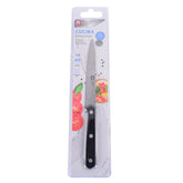 All purpose Knife - Silver & black colorSize: 12.7 cm